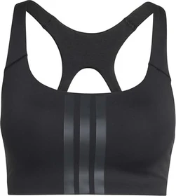 adidas Optime Workout 3-Streifen Medium-Support Sport-BH schwarz (Damen)
