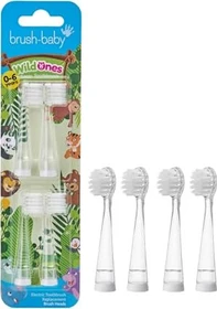 Brush Baby WildOnes Kinder-Ersatzbürste, 4 Stück