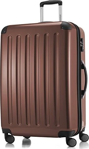 Hauptstadtkoffer Alex TSA Spinner erweiterbar 75cm braun glänzend