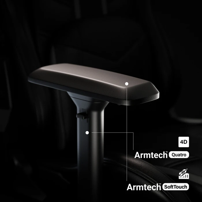 Diablo Chairs X-Ray 2.0 King Gamingstuhl, schwarz/grau