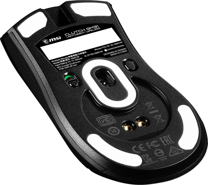 MSI Clutch GM31 Lightweight Wireless Gaming Mouse schwarz, USB