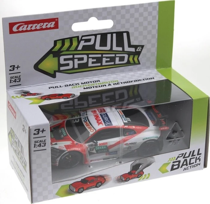 Carrera Pull & Speed Audi R8 LMS GT3 evo II DTM weiß