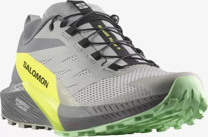 Salomon Sense Ride 5 alloy/quiet shade/safety yellow (Herren)