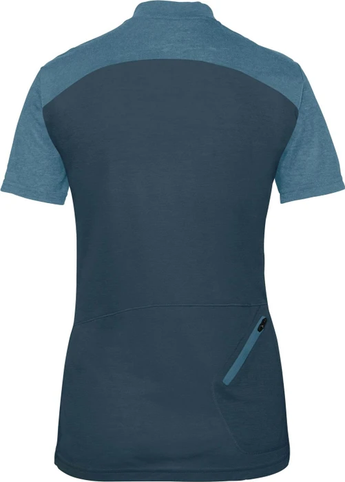 Vaude Tremalzo IV Trikot kurzarm steelblue (Damen)