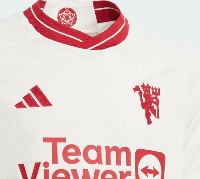adidas Manchester United 2023/2024 Ausweichtrikot cloud white (Junior)