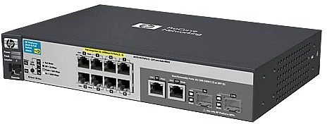 HPE Aruba 2615 Desktop Managed Switch, 8x RJ-45, 2x RJ-45/SFP, 67W PoE