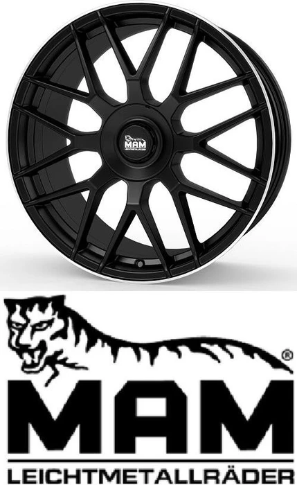 MAM GT1 9.5x19 5/120 ET30 (verschiedene Farben)