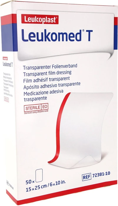 BSN medical Leukomed T Pflaster transparent steril, 15 x 25cm, 50 Stück