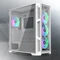 Raijintek Ponos Ultra White TG4, weiß, Glasfenster Vorschaubild