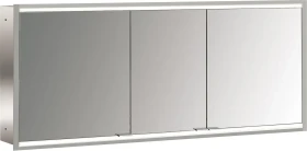 Emco Prime 2 Facelift LED-Lichtspiegelschrank 160cm mit 3 Türen, Unterputzmodell