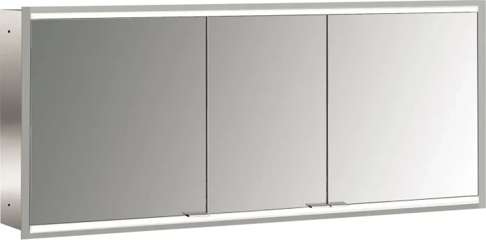 Emco Prime 2 Facelift LED-Lichtspiegelschrank 160cm mit 3 Türen, Unterputzmodell