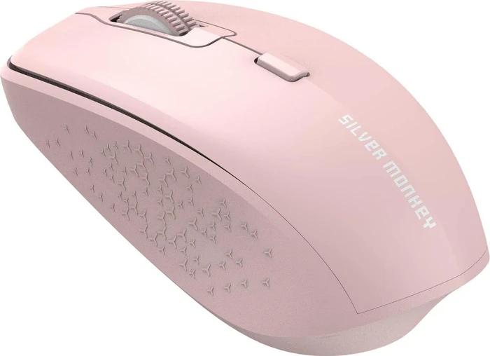 Silver Monkey M40 Wireless Comfort Silent Mouse grau, USB