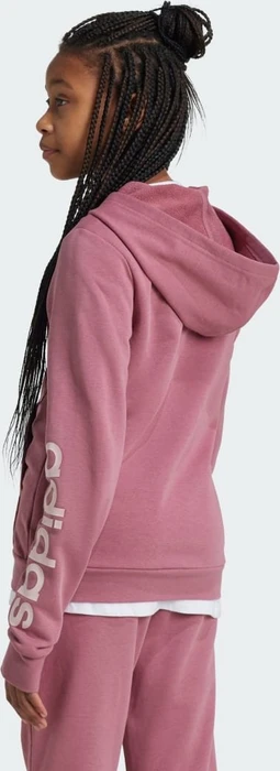 adidas Essentials Linear Logo Kapuze Hoodie preloved crimson/sandy pink (Junior)
