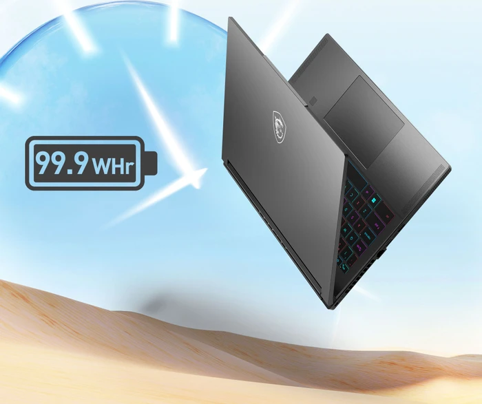 MSI Stealth A16 AI+ A3HVEG-299NN, Luna Grey, Ryzen AI 5 340, 32GB RAM, 512GB SSD, GeForce RTX 4050, DE