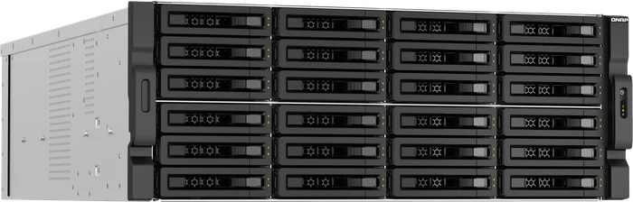 QNAP QuTS hero TS-h3087XU-RP-E2378-64G 192TB, 64GB RAM ECC, 2x RJ-45 10GBase-T, 2x RJ-45 2.5GBase-T, 4HE
