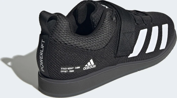 adidas Powerlift 5 core black/cloud white/grey six (Herren)