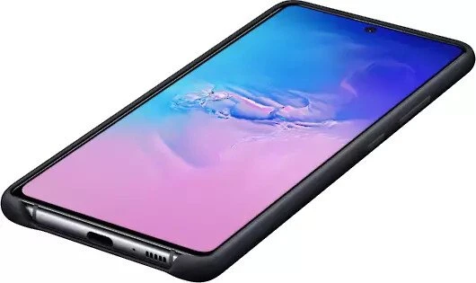 Samsung Silicone Cover für Galaxy S10 Lite schwarz