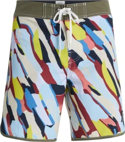 Quiksilver Original Scallop 18" Badeshorts grape leaf/heatwave (Herren)