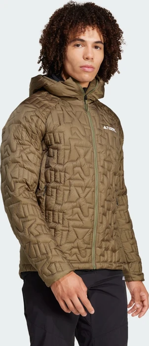 adidas Terrex Xperior PrimaLoft Loose Fill Hooded Isolation Funktionsjacke olive strata (Herren)