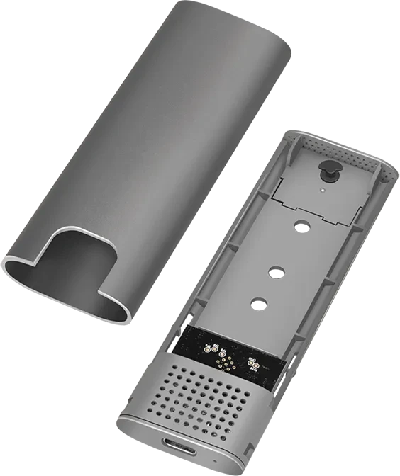 LogiLink externes Gehäuse, M.2 NVMe SSD, USB-C 3.1
