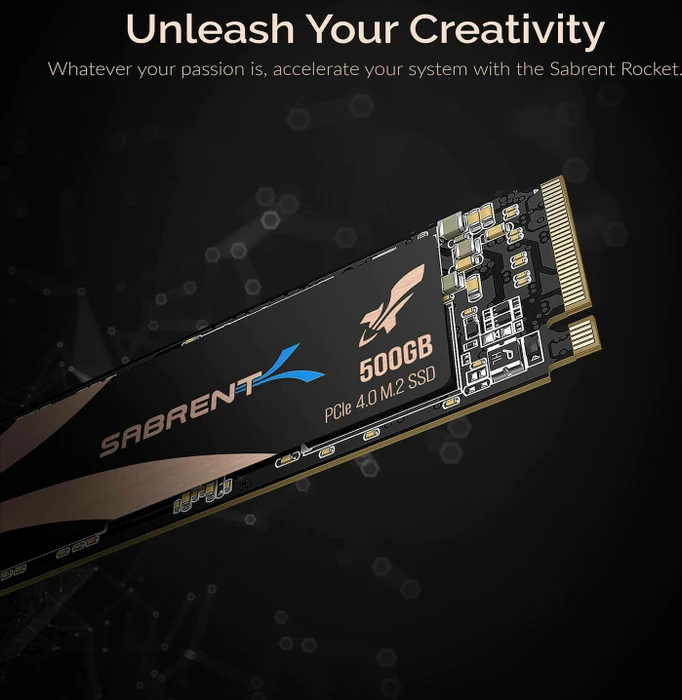 Sabrent Rocket NVMe PCIe 4.0 500GB, M.2 2280 / M-Key / PCIe 4.0 x4