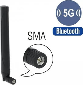 DeLOCK 5G/LTE Antenne, 2.1GHz/900MHz, 2.93dBi, SMA, omnidirektional, schwarz