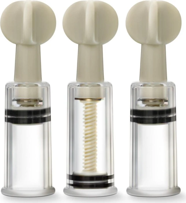 Blush Temptasia Clit and Nipple Twist Suckers-Set, 3-tlg.
