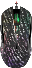 Defender OverLord GM-890 RGB Gaming Mouse schwarz, USB (52890)