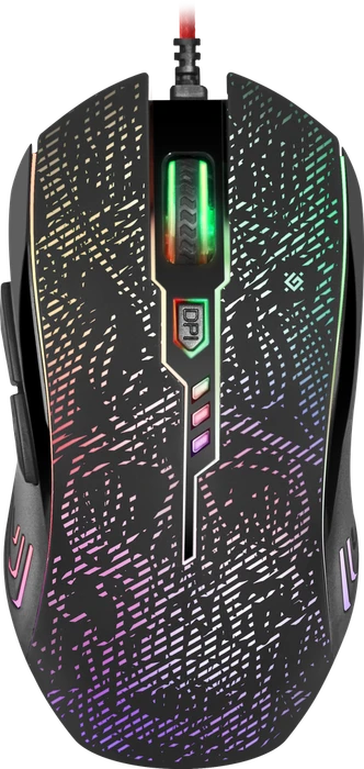 Defender OverLord GM-890 RGB Gaming Mouse schwarz, USB