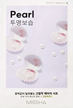 Missha Airy Fit Pearl Tuch Maske, 1 Stück