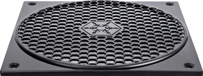SilverStone FF121B, Lüftergitter mit Staubfilter 120mm, schwarz