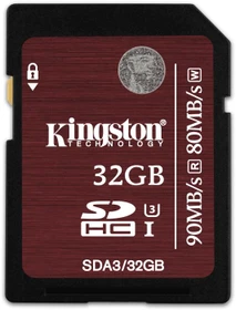 Kingston R90/W80 32GB, UHS-I U3, Class 10