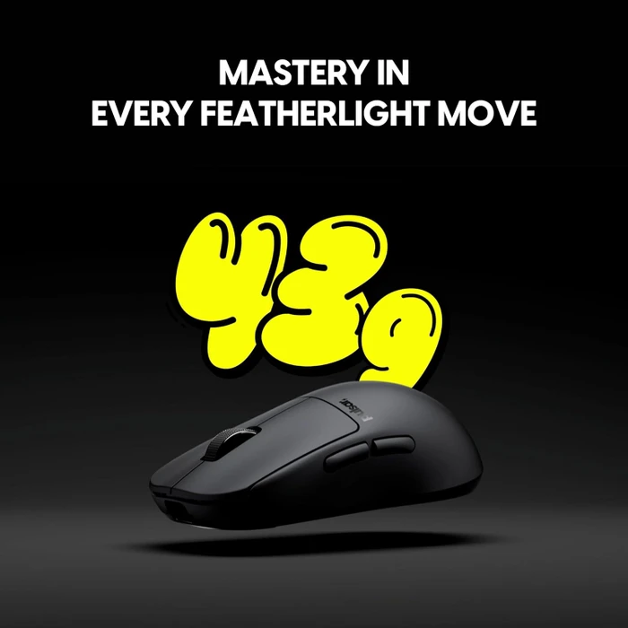 Pulsar Gaming Gears X2H CL CrazyLight Medium Wireless Jet Black, USB