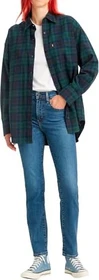 Levi's 724 High Rise Straight Jeans blue wave mid (Damen)