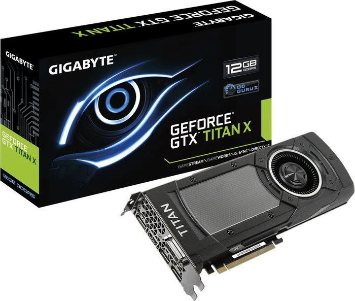 GIGABYTE GeForce GTX Titan X, 12GB GDDR5, DVI, HDMI, 3x DP
