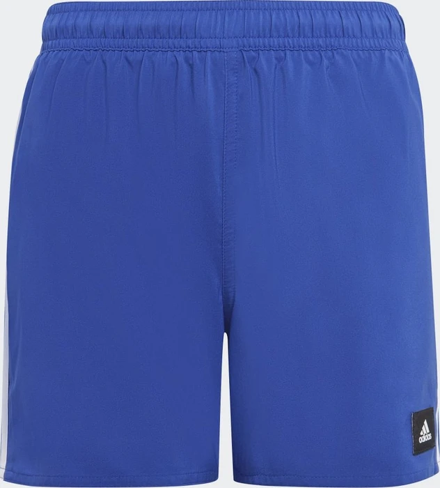 adidas 3-Streifen Badeshorts semi lucid blue/white (Junior)