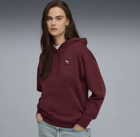Puma Better Essentials Hoodie ruby shimmer (Damen)