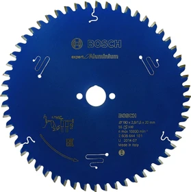 Bosch Professional Expert for Aluminium Kreissägeblatt 56Z, 190x1.6x20mm, 1 Stück