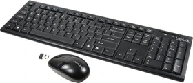 LogiLink Tastatur Maus Kombination Funk schwarz, USB, DE