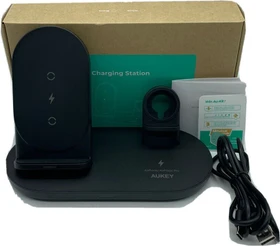 Aukey Aircore Series 3-in-1 Wireless Charging Dock schwarz
