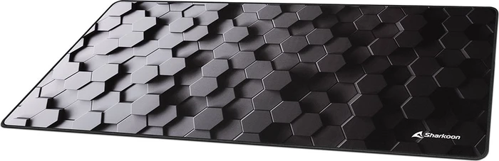 Sharkoon Skiller SGP30 XXL Hex, Gaming Mouse Mat, hellgrau/dunkelgrau