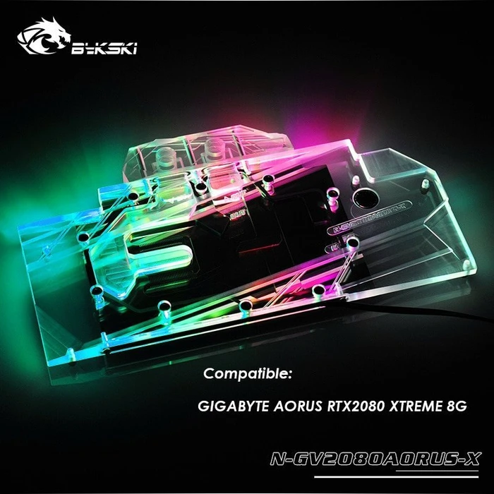 Bykski NVIDIA RTX 2080 GIGABYTE AORUS Xtreme, klar