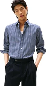 Tommy Hilfiger Flex Regular Fit Schottenkaro Hemd langarm preppy navy/check (Herren)