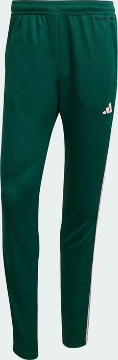 adidas Train Essentials 3-Streifen Trainingshose lang collegiate green/white (Herren)