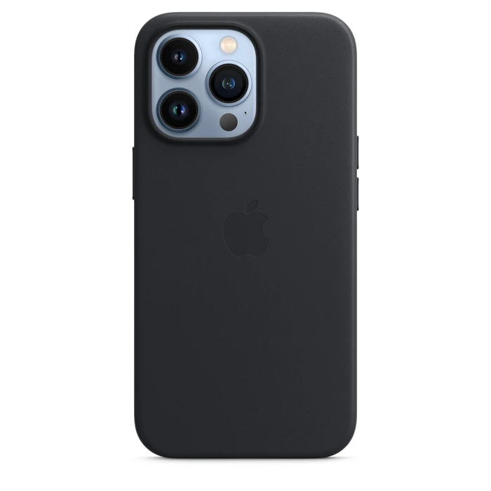 Apple Leder Case mit MagSafe für iPhone 13 Pro Mitternacht