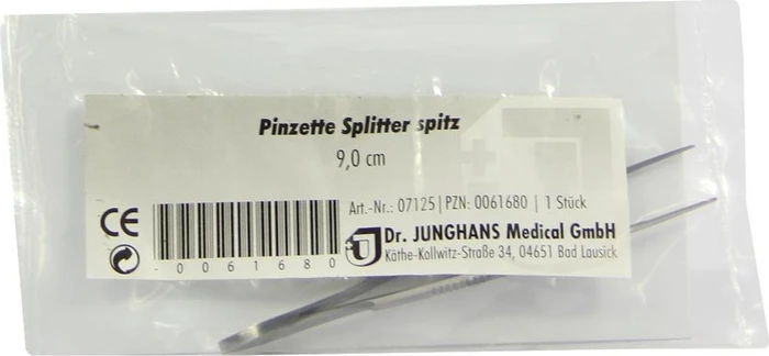 Dr. Junghans Medical Pinzette Splitter spitz 90mm