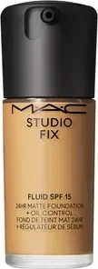 MAC Studio Fix Fluid 24HR Matte Foundation + Oil Control C45 LSF15, 30ml