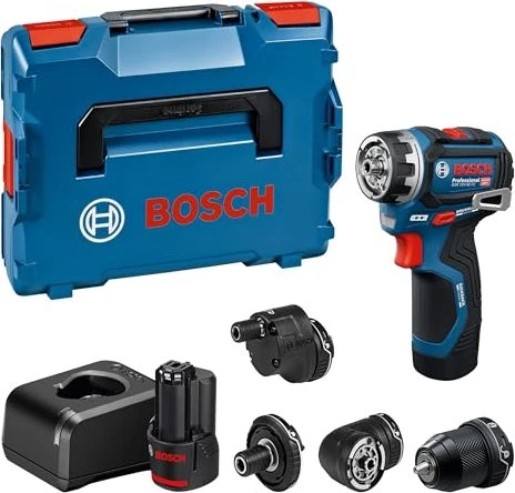 Bosch Professional PRO GSR 12V-32 FC HEAVY DUTY Akku-Bohrschrauber inkl. L-Boxx + 2 Akkus 2.0Ah