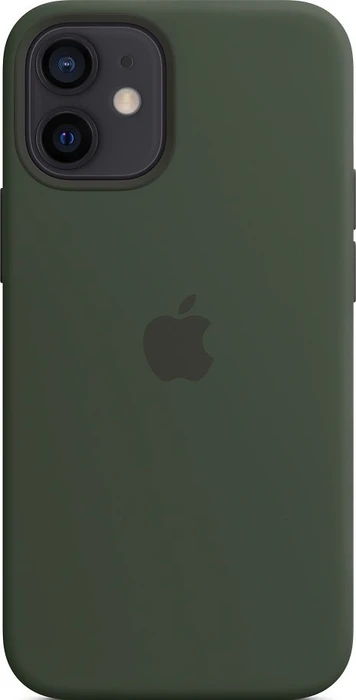 Apple Silikon Case mit MagSafe für iPhone 12 Mini zyperngrün