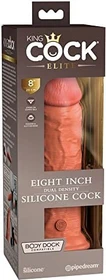Pipedream King Cock Elite 8" Dual Density Cock tan